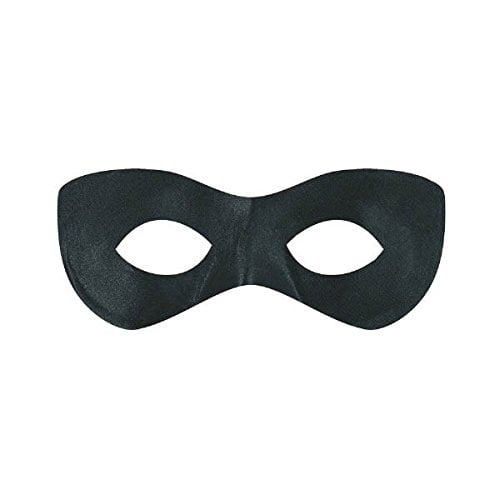 Black Superhero Eye Mask Mysterious Black Half Masks Masquerade Costume